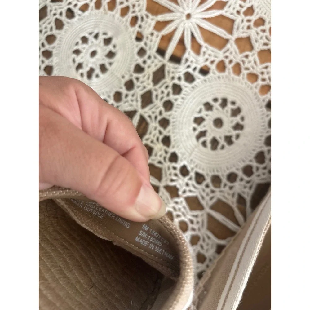 Tory Burch Espadrilles Logo Canvas Slip On‎ Loafers Casual Shoes